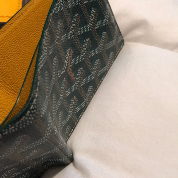 Authentic Goyard Billfold Wallet (Green)